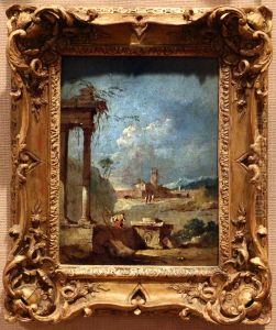 Paisagem com ruinas by Francesco Guardi
