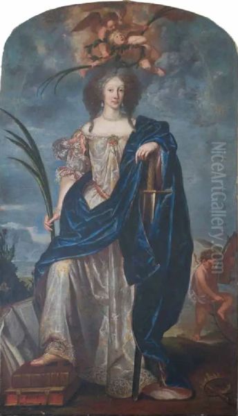 Portrait of Catherine of Questenberg as St. Catherine of Alexandria - view 1