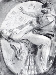 Joseph und Potiphars Weib, 1. Fassung by Lovis (Franz Heinrich Louis) Corinth