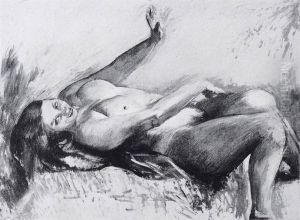 Potiphars Weib by Lovis (Franz Heinrich Louis) Corinth