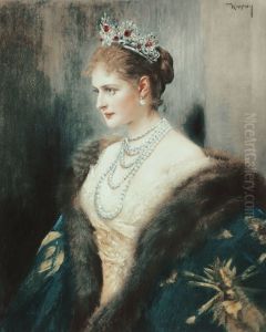 Zarin Alexandrowna by Jozsef Arpad Koppay