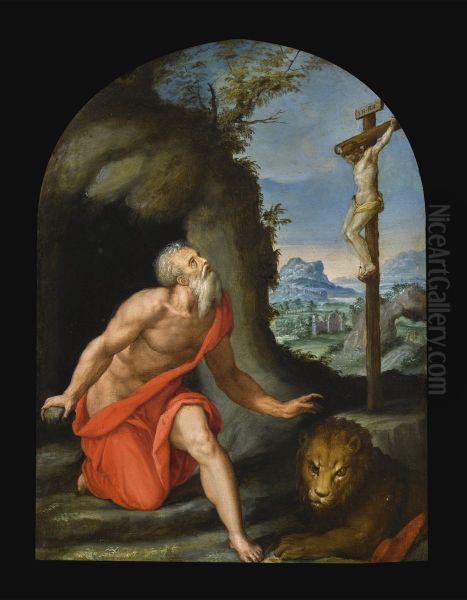 Saint Jerome in the Wilderness - view 1