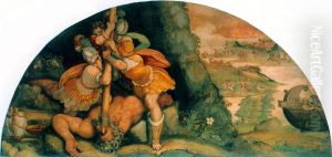 The Blinding of Polyphemus by Alessandro Allori