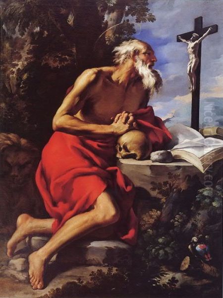 Saint Jerome penitent - view 1