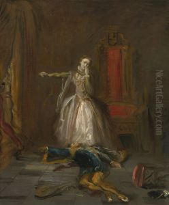 Marie Stuart jurant la vengeance Marie Stuart jurant la vengeance