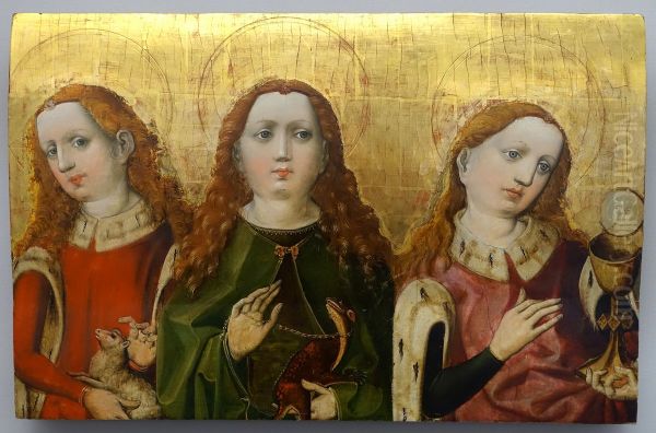 Hll. Agnes, Margaretha und Barbara aus der Augustinereremitenklosterkirche St. Veit, Nurnberg - view 1