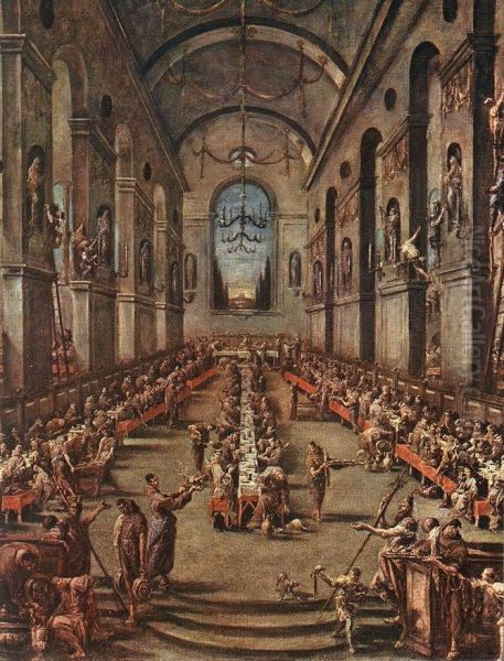 The Observant Friars in the Refectory - view 1