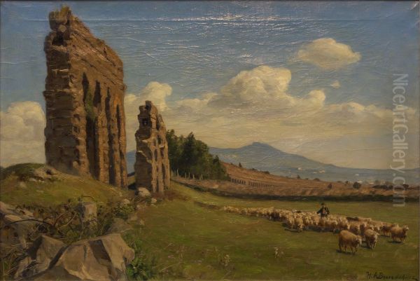 Farehyrde pa den romerske Campagne - view 1