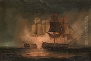 H.M.S. Amethyst taking the French frigate Thetis 10th November 1808