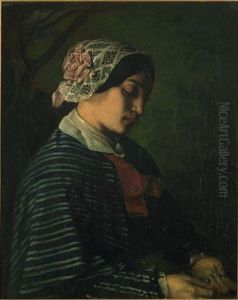 Portrait presume d'une jeune fille d'Ornans Portrait presume d'une jeune fille d'Ornans