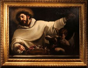 san Domenico e un angelo