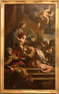 mystic marriage of Saint Catherine of Alexandria by Alessandro Tiarini