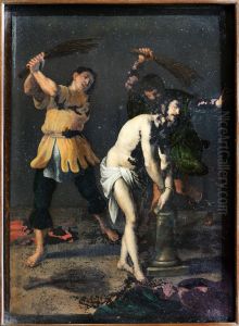 flagellazione, su pietra di paragone flagellazione, su pietra di paragone