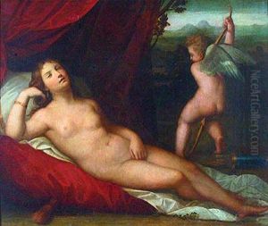 Venus   and  Amor
