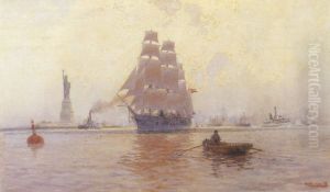 New York Harbor by Alexander Kircher