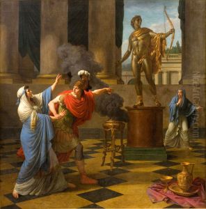 Alexander Consulting the Oracle of Apollo by Louis-Jean-Francois Lagrenee