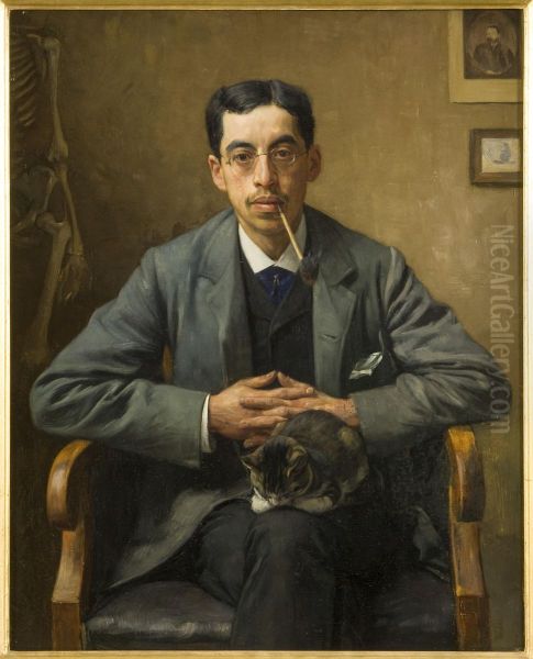 Dutch author Arnold Aletrino (1858-1916). - view 1