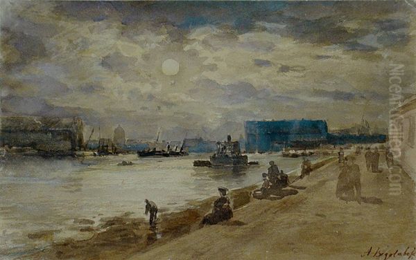 Moonlit Night in St. Petersburg - view 1