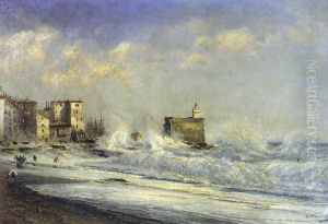 Storm in Menton