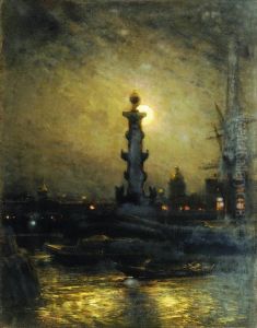 St.Petersburg at Night by Alexey Bogolyubov
