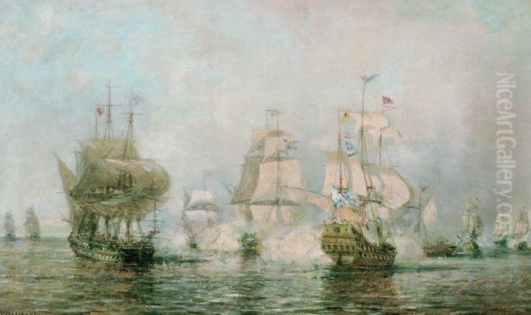 The First Battle of the Russian Fleet, 1719 - view 1