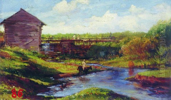 The Watermill in Gorki - view 1