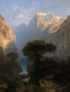 Lake Lucerne (1853) by Alexandre Calame