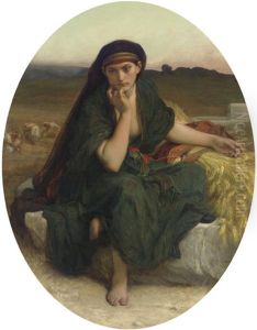 Repos de Ruth ou Ruth en repos ou Ruth revenant des champs by Alexandre Cabanel