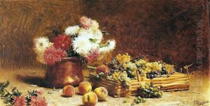 Fruit and flowers by Pedro Alexandrino Borges