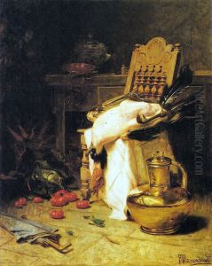Plucked turkey by Pedro Alexandrino Borges
