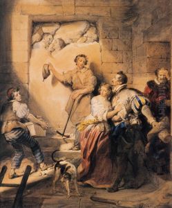 The Immured by Alexandre-Evariste Fragonard