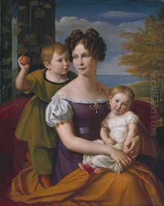 Alexandrine von Mecklenburg and her children Alexandrine von Mecklenburg and her children