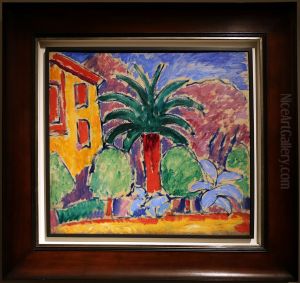 Haus mit Palme by Alexei Jawlensky