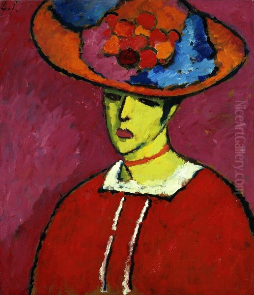 Schokko with wide-brimmed hat - view 1