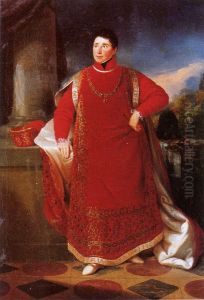 Charles Alain de Rohan jako rytir Radu zlateho rouna by Alexander Clarot