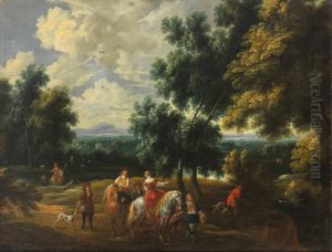 Christ giving the keys to Saint Peter by Alexander Casteels the Elder
