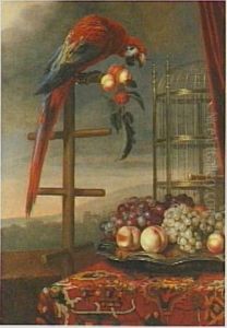 Still Life with Fruit and a Parrot