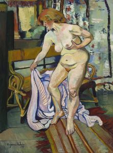 Nude with drapery (Nu a la draperie) by Suzanne Valadon