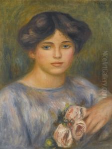 Giovane ragazza con rose