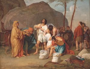 Joseph's Brothers Find the Silver Goblet in Benjamin's Pack.