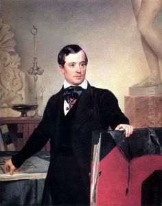 Portrait ofarchitect and artist Alexander Briullov by Karl Bryullov