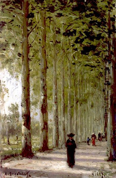 Alley in Vichy - view 1
