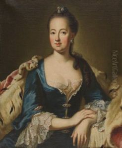 Maria Anna Josepha Charlotte of Pfalz-Sulzbach by Georg Desmarees