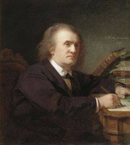 Alexander Nikolaevich Serov (1820-1871) by Johann Koler