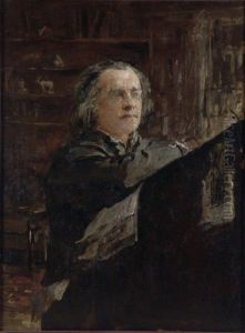 Alexander Serov by Valentin Serov