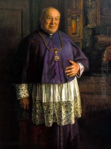 Alexander Schnutgen, German theologist and collector of medieval art by Leopold Graf von Kalckreuth