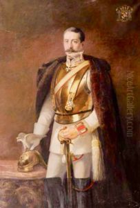Alexander Otto Hugo Wladimir Furst zu Munster von Derneburg, Ledenburg etc. (1858-1922), royal Prussian major a la suite and of legal profession.