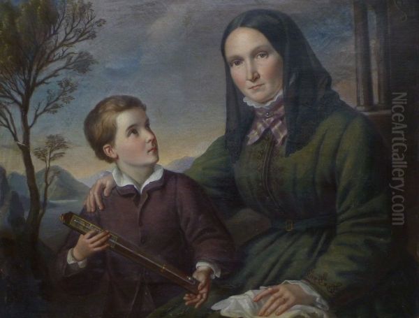 Alexander von Humboldt and Mother - view 1