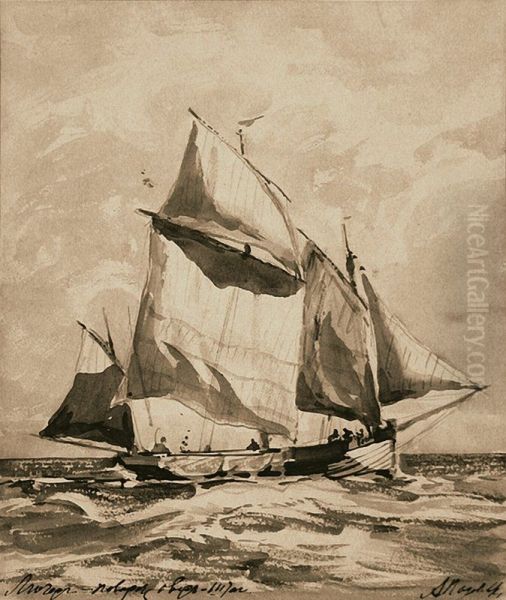 A Breton Lugger - view 1
