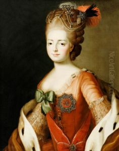 Portrait ofMaria Feodorovna (Sophie Dorothea of Wurttemberg)(1759-1828) by Alexander Roslin